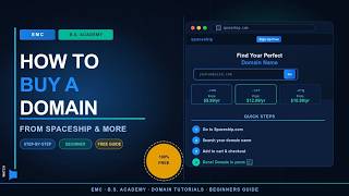 Buy Your First Domain Name on Spaceship.com Easily | B.S. Academy x @E