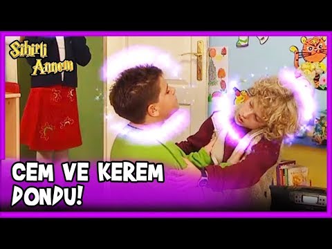 Cem ve Kerem Kavgada Dondu Kaldı! - Sihirli Annem 30. Bölüm