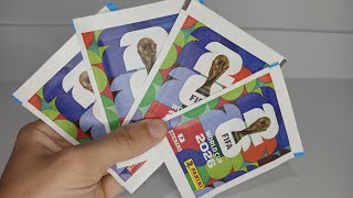 ABRINDO PACOTINHO DE FIGURINHA DA COPA DO MUNDO 2026