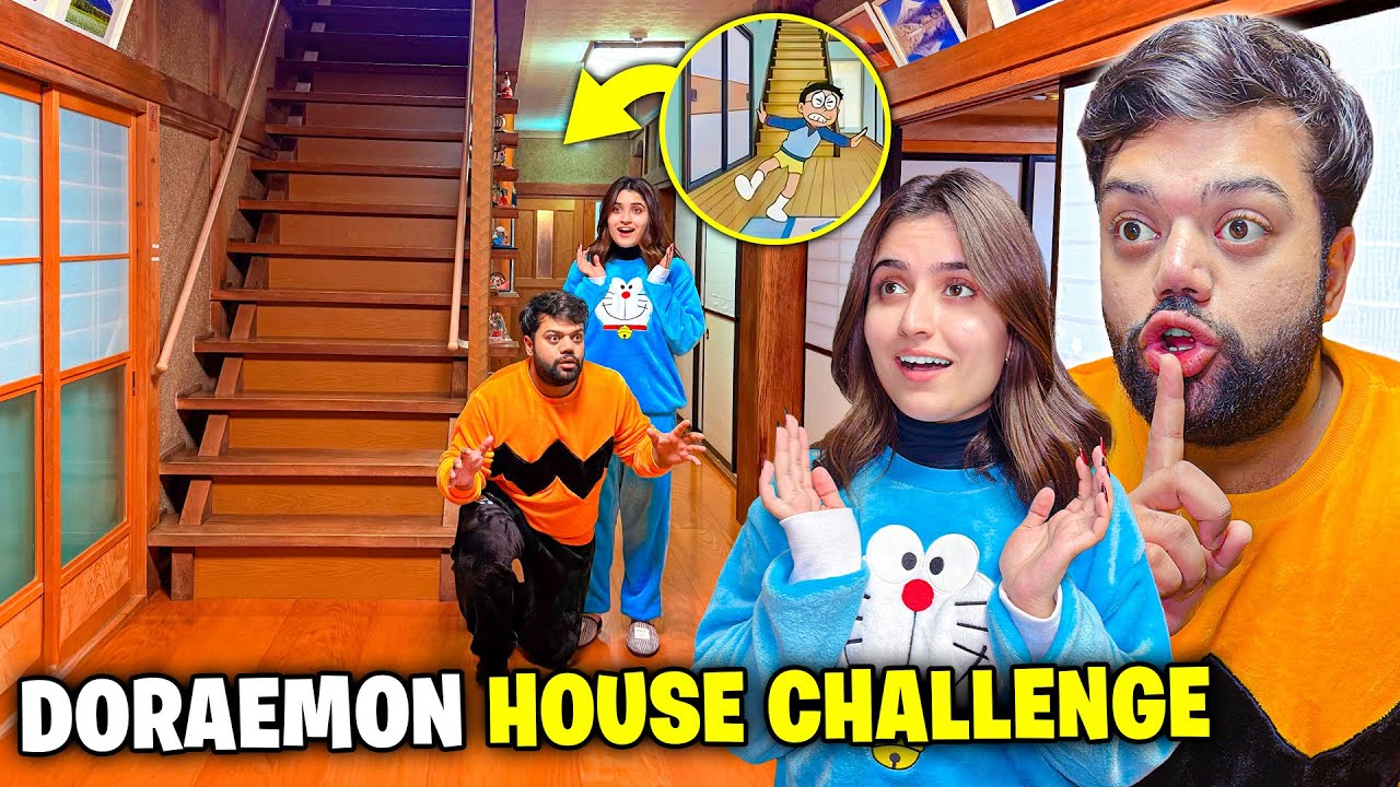Living In Doraemon House for 24 Hours Challenge 😍 | From Childhood Dream to Reality 😭 (Emotional)