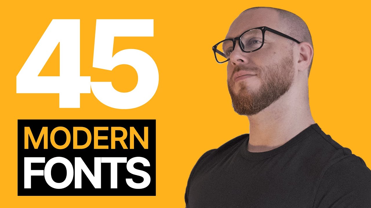 45 Modern Fonts You NEED! (Free Commercial Use)