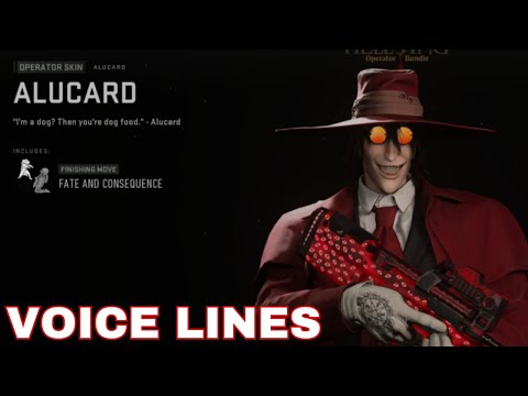 NEW SEASON 6 MW2/WARZONE: ALUCARD OPERATOR VOICE LINES!