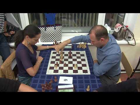 2017-08-30 WGM Kostenjuk -  Kornilovich Moscow Chess blitz. Semy Final B