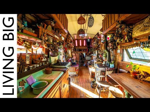 From Trash To Treasure: Amazing School Bus Conversion Using All Reclaimed Materials