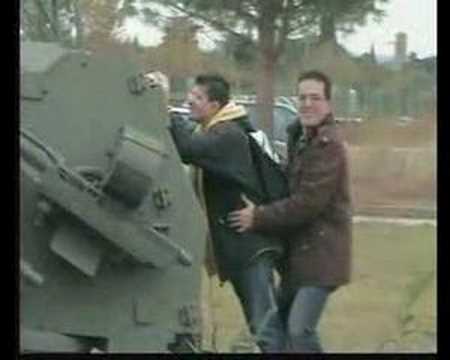 il Lorenz nella corsia dei militari...