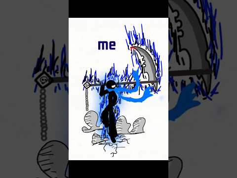 Scythe x sword ⚔️ #drawmaster #stickman