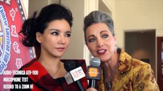 Video thumbnail for Audio-Technica ATR-1100 mircophone test with Hollywood Star interview!! by 张雪