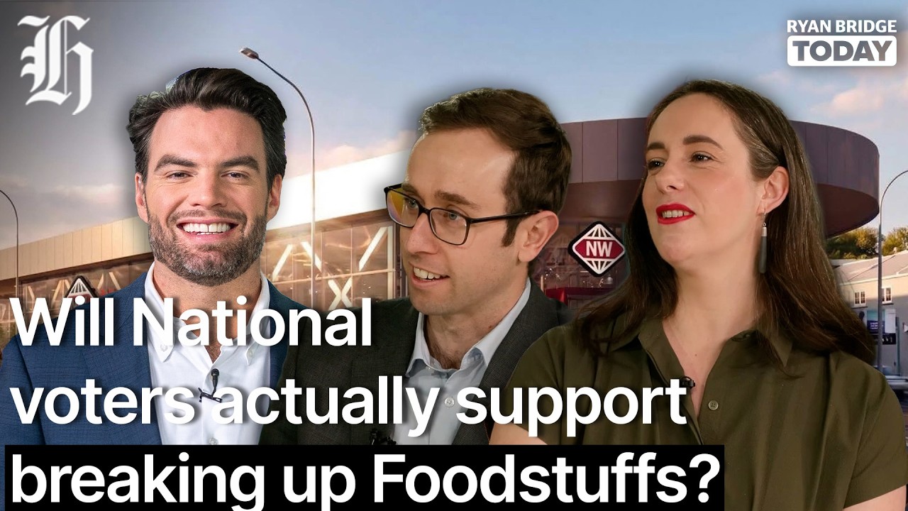 Will National voters actually support breaking up Foodstuffs? | Ryan Bridge TODAY
