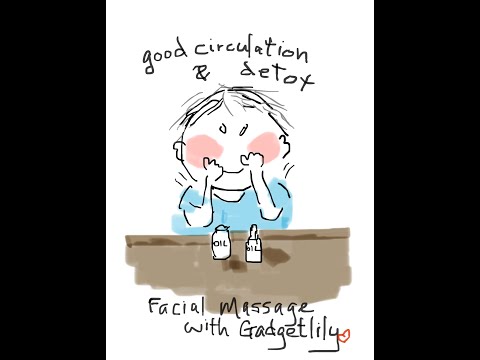 Facial massage | home face massage | lymphatic drainage massage | anti-aging skincare