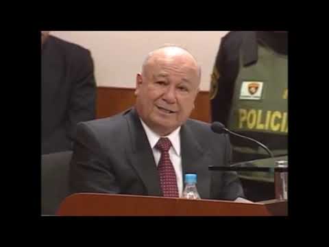 Sesión N° 70   Testimonial Julio Salazar Monroe exjefe del SIN