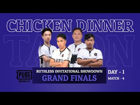 Talon esports Win - 4th match | Ruthless invitational showdown | Grand final Day - 1 | PUBG MOBILE