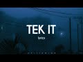 Cafuné Tek It Lyrics