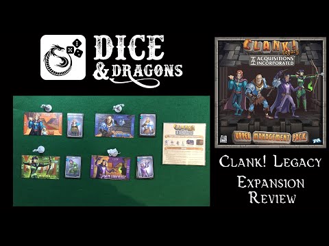 Dice and Dragons - Clank! Legacy Acquisitions Incorporated the Upper Management Pack Review