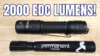 2024 BEST BUDGET EDC/OUTDOOR/TACTICAL FLASHLIGHT WURKKOS TD02 FLASHLIGHT REVIEW #edcflashlight