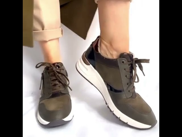 Vídeo relacionado con Tamaris Zapatillas de Caña Baja para Mujer, Mezcla de Materiales Textiles Y Sintéticos, Marfil Combinado, 37 EU