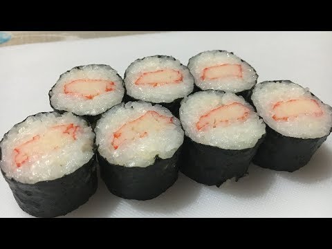 EP.174 มาลองใช้บล็อกข้าวห่อสาหร่ายทำซูชิโรลไส้ปูอัดกันค่ะ... l ซูชิไส้ปูอัด