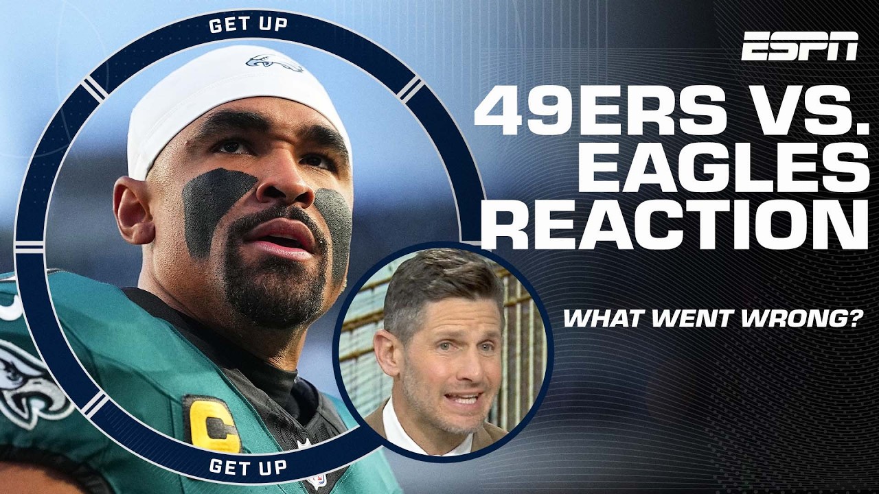 Dan Orlovsky reacts to the Eagles’ Wild Card loss 👀 A TOTAL EMBARRASSMENT!’ | Get Up