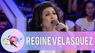 GGV: Regine Velasquez sings a few lines from her iconic songs