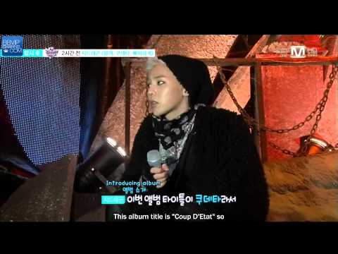 [130912] G-Dragon On Mnet Wide News - M!Countdown Comeback Stage (ENG SUB)