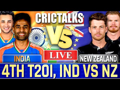 🔴 IND vs NZ Live Match Today, 4th T20I, Live Cricket Scores Commentary, India v New Zealand