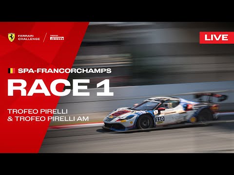 LIVE Ferrari Challenge Europe - Spa-Francorchamps, Race 1 - Trofeo Pirelli & Trofeo Pirelli AM