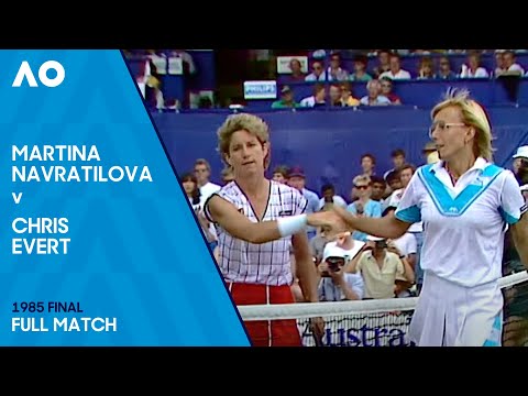 Martina Navratilova v Chris Evert Full Match | Australian Open 1985 Final