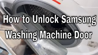 How to Unlock Samsung Washing Machine Door