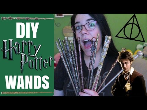 DIY HARRY POTTER WANDS