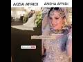 Ansha Afridi walima look❤️❤️||#viral #shaheenshahafridi #wedding
