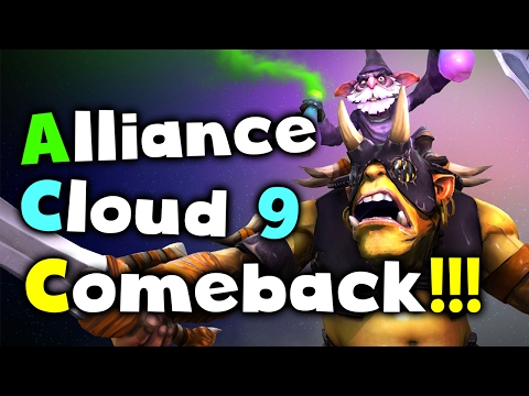 Alliance vs Cloud 9 - CRAZY COMEBACK! - DAC 2017 Dota 2