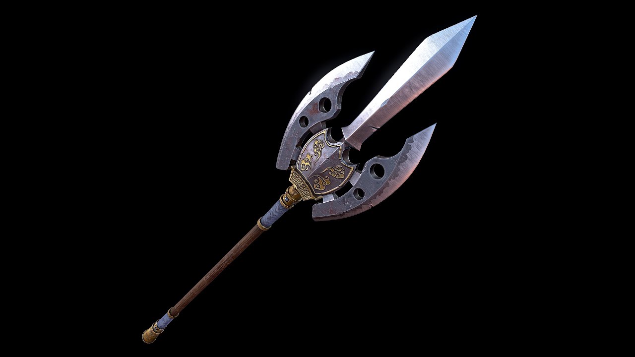 Tonbokiri Spear 3D Model