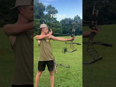 Still blown away by my bro’s ability to shoot a bow! 😳#bowhunting#viral #hunting#beararchery#skills