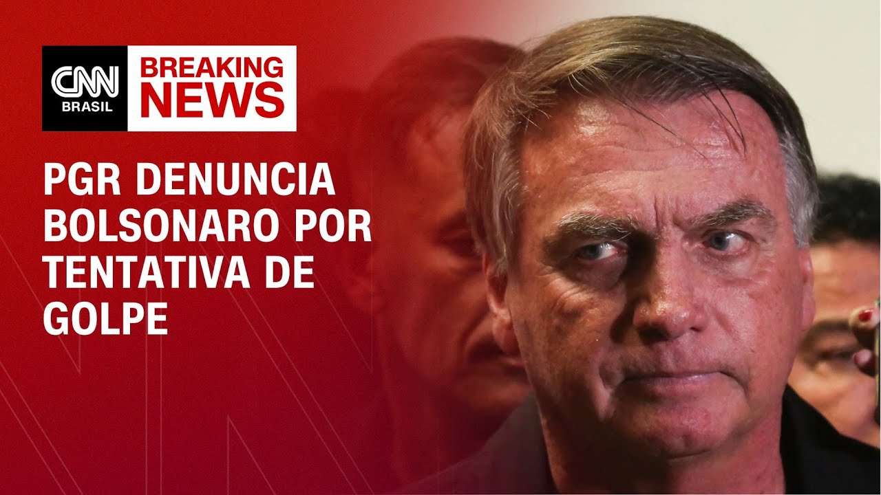 PGR denuncia Bolsonaro por tentativa de golpe | CNN PRIME TIME