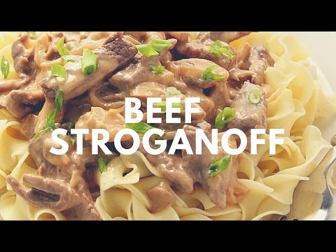 Easy Beef Stroganoff Recipe | Crunchy Creamy Sweet