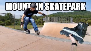 The Mountain Skatepark with USD Carbons // Aggressive Inline Skating