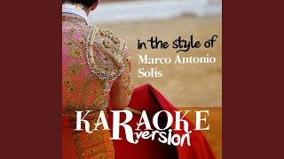 Extrañandote (Karaoke Version)