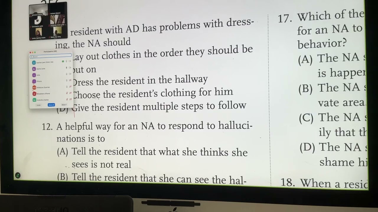 Jean Edouard Brutus chapter 5 practice questions