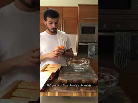 طبخات احمد الزامل... ايسكريم مغطى بالكاكاو 👌🏻😘