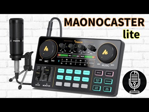 The Maono Maonocaster Lite - all-in-one mixing console - Test \ Review and Behringer xm8500 test