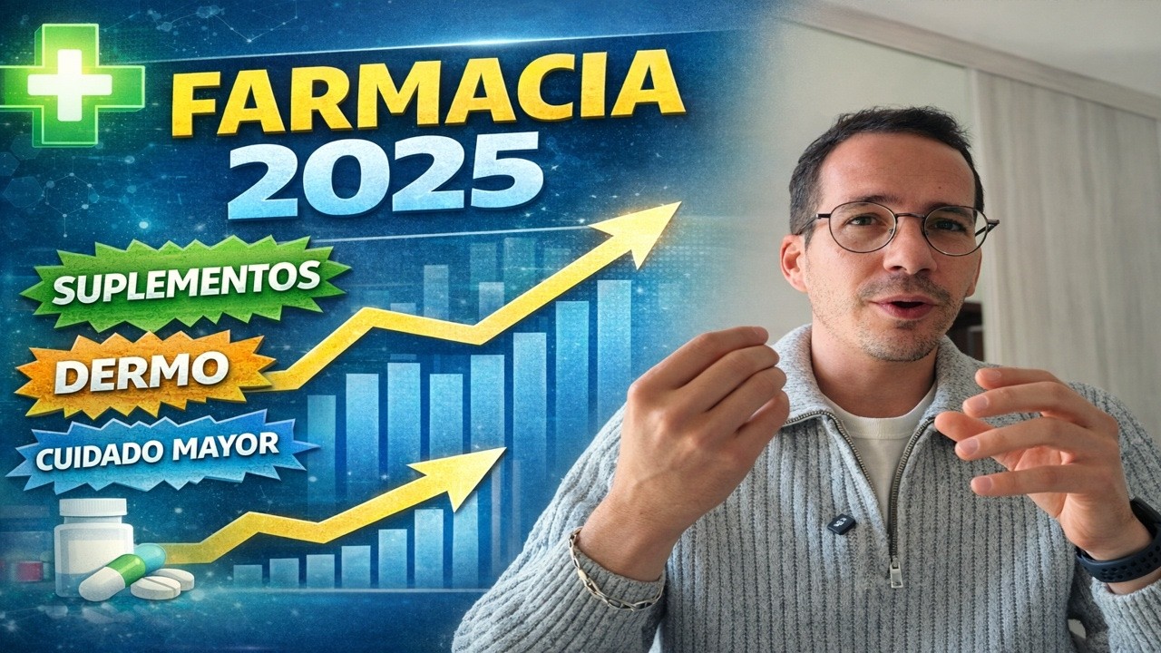 Mercado Farmacéutico 2025: Tendencias Clave en Suplementos, Dermocosmética y Cuidado del Mayor