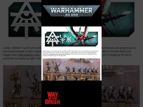 Most Codexes Have Crusade Rules for One Army – Codex: Aeldari Has Three Reaction #Shorts