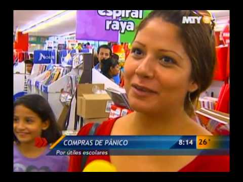 Compras de pánico por útiles escolares