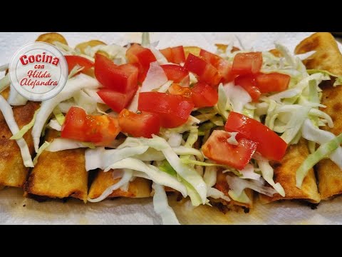 Deliciosos TACOS 🌮 DE PAPA CON CHORIZO Y QUESO, fácil de preparar!