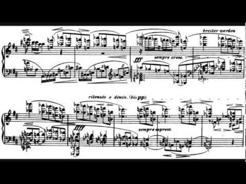 Alban Berg - Piano Sonata, Op. 1