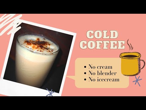 Thick Cold Coffee|No whipped cream, No ice cream, No beater|Food frenzy with yukta