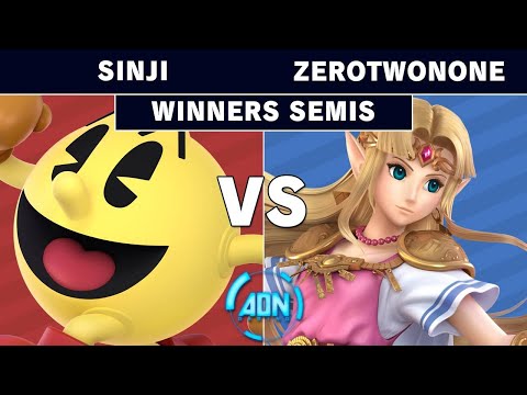 AON Ultimate 49 - DA | Sinji (Pac Man) Vs MMG | ZeroTwoNone (Zelda) Winners Semis - Smash Ultimate