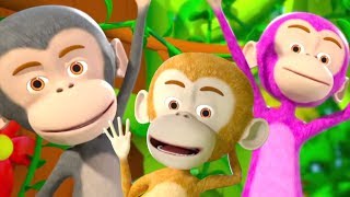 Five Little Monkeys Jumping on the Bed | Kids Rhymes & Sing Along Songs by Little Treehouse