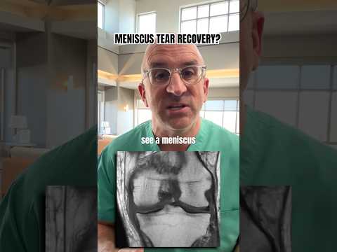 Best Option For Faster Meniscus Tear Recovery⁉️ #shorts