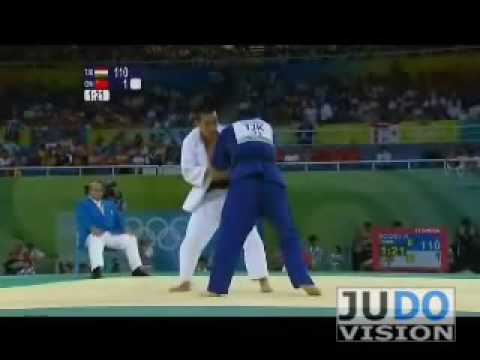JUDO 2008 Olympics: Rasul Boqiev (TJK) Rijigawa Si (CHN)