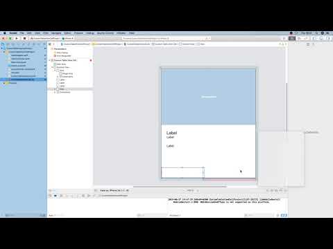 Custom Table View Cell - Swift - Xcode - Card with title and image